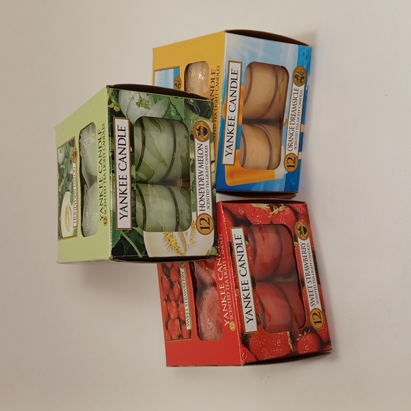 Yankee Candle Other - Yankee Candle Summer Retired Tealights, Lot of 3